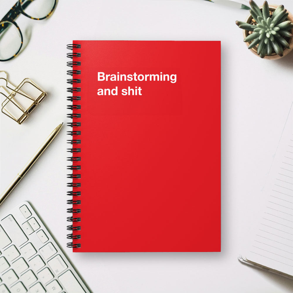 
                  
                    Brainstorming and shit - Spiral Notebook - Ruled Line
                  
                